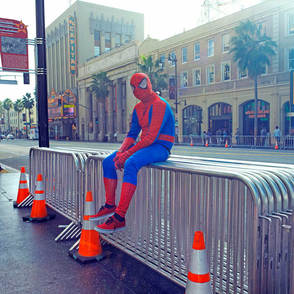 Hollywood Boulevard, Los Angeles.